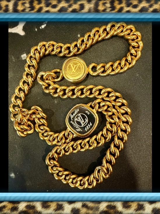 Louis Vuitton Other - 👑✅PRICE FIRM✅ Hefty Fashion Gold ID Chain Necklace. NWOT
